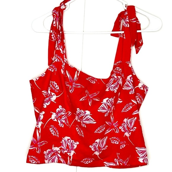 Joie Floral Linen Top - Picture 2 of 6